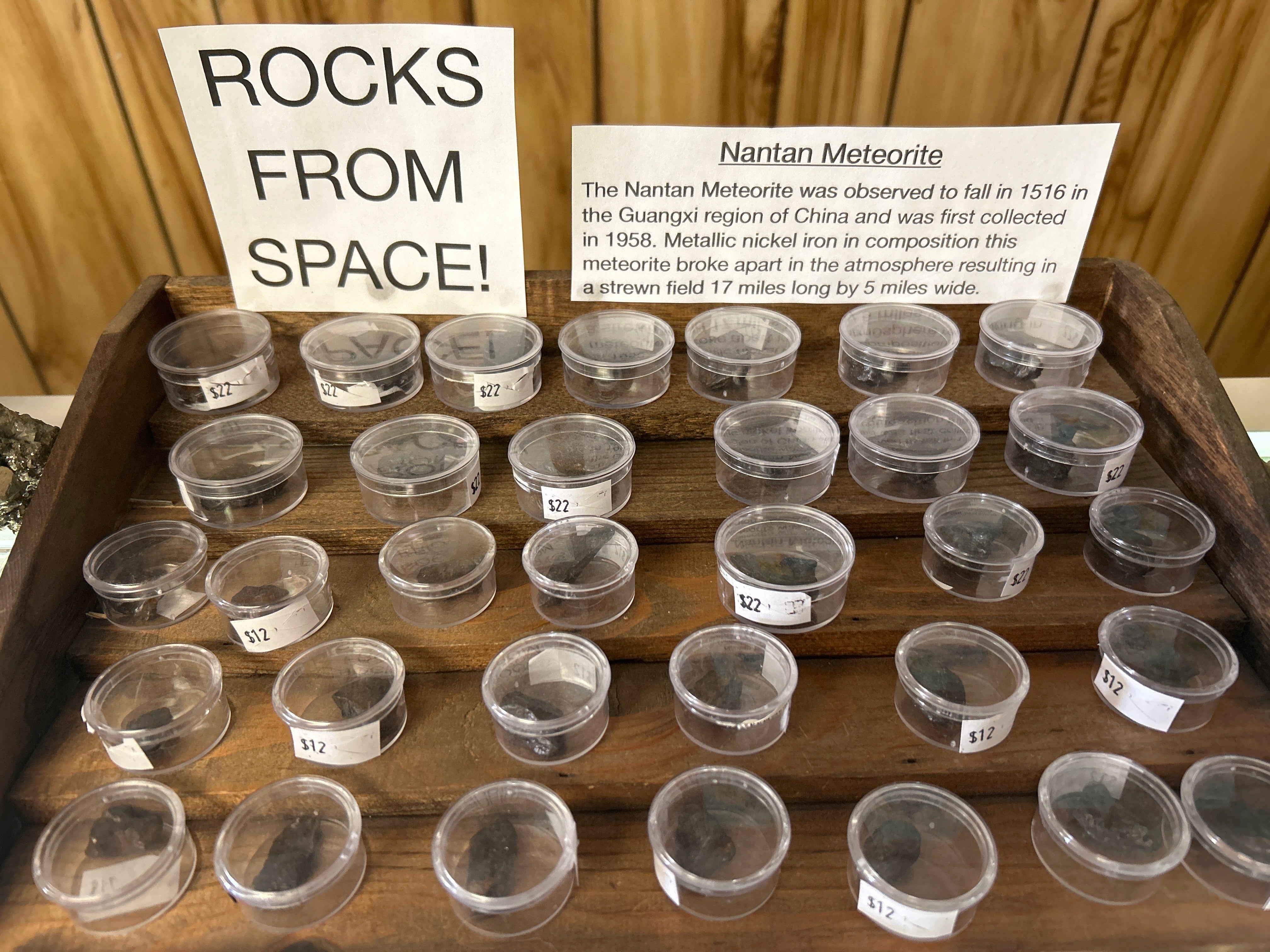 Space Rocks Nantan Meteorite Mountain Mineral Market